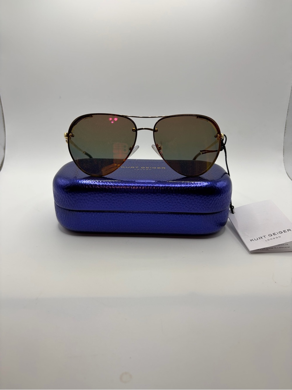 Kurt Geiger Aviator Sunglasses with Jewels